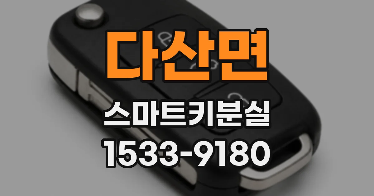 다산면 스마트키분실