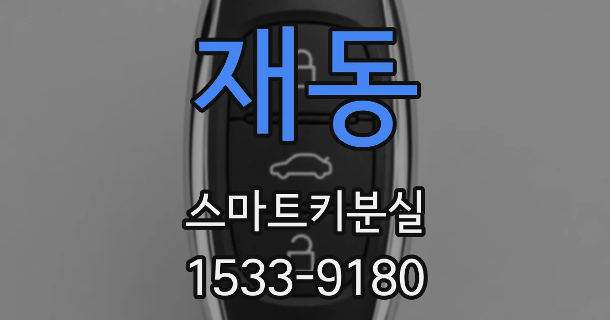재동 스마트키분실