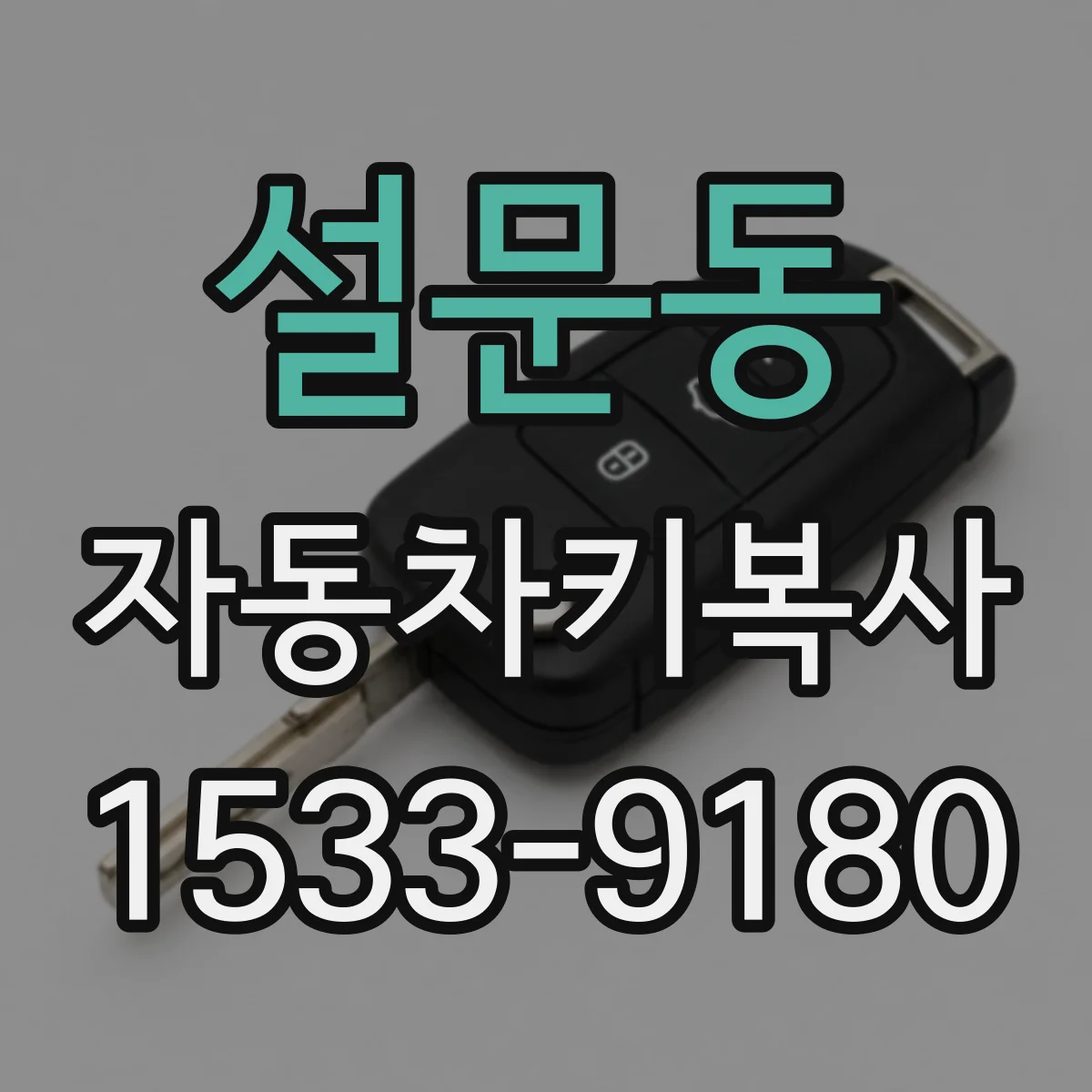 설문동 자동차키복사