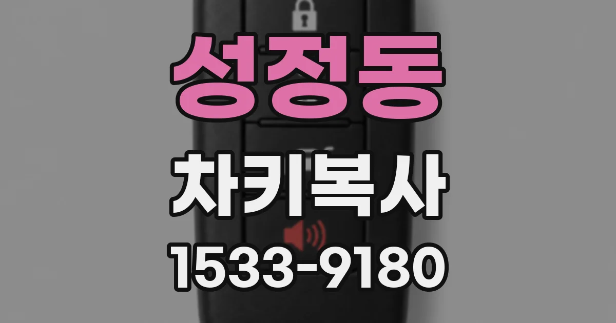 성정동 차키복사