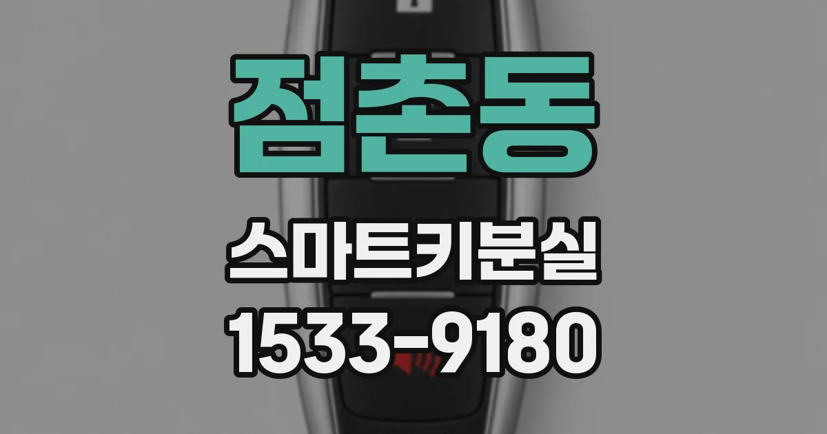 점촌동 스마트키분실