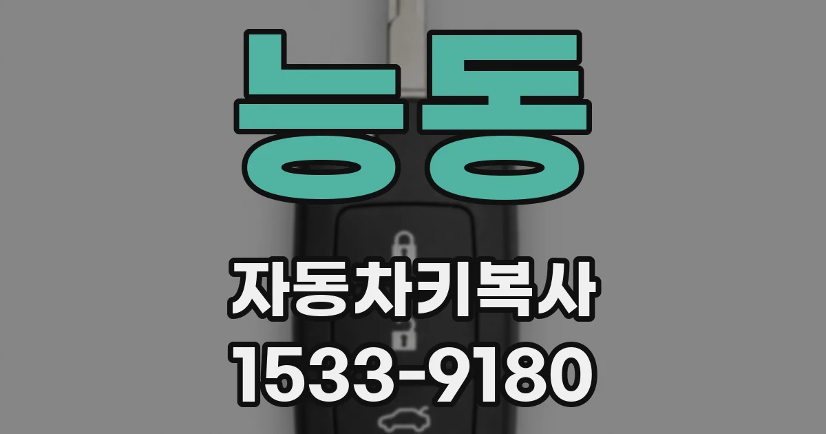 능동 자동차키복사