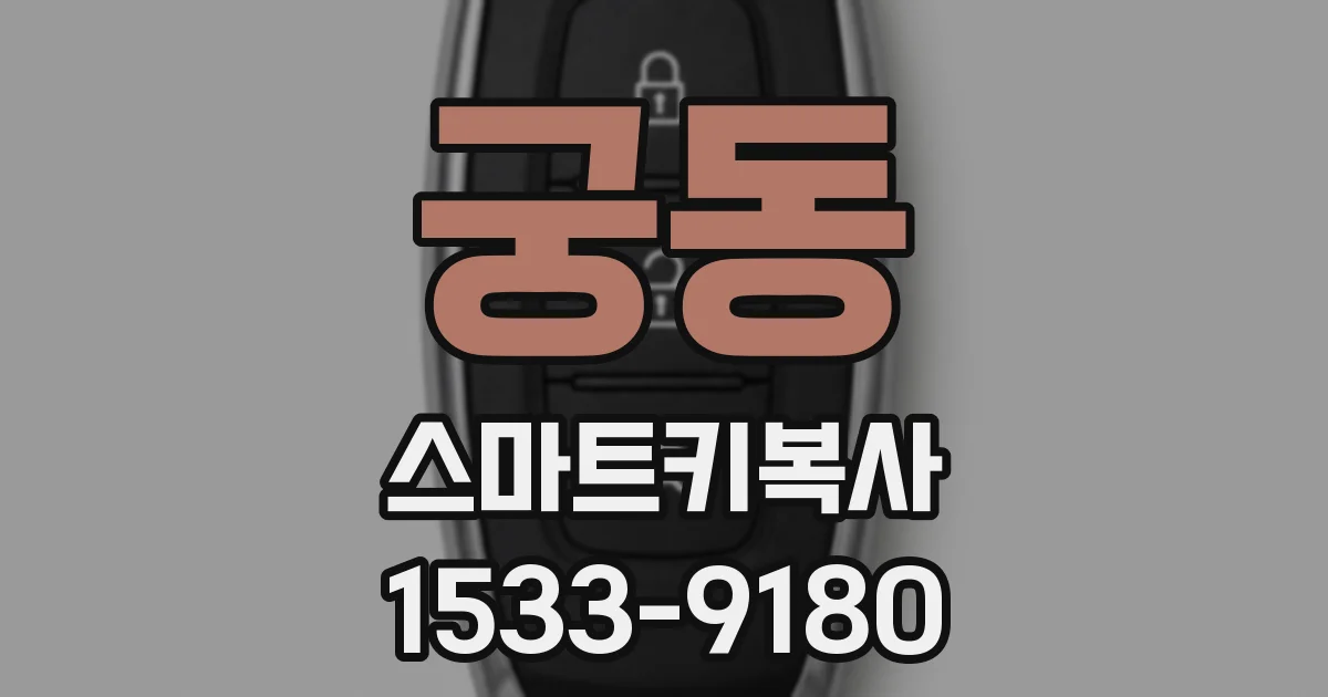 궁동 스마트키복사