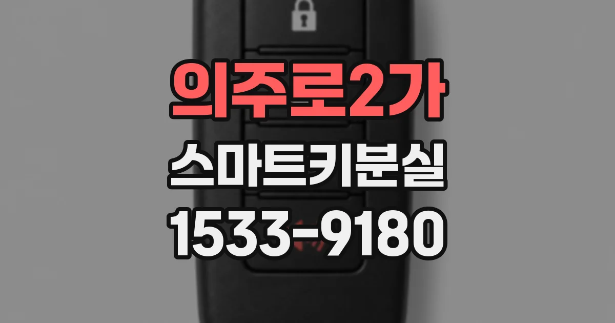 의주로2가 스마트키분실