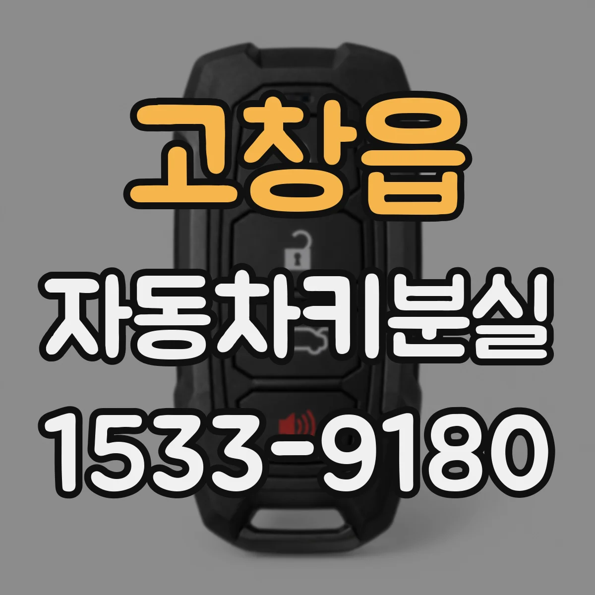 고창읍 자동차키분실
