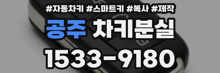공주 차키분실