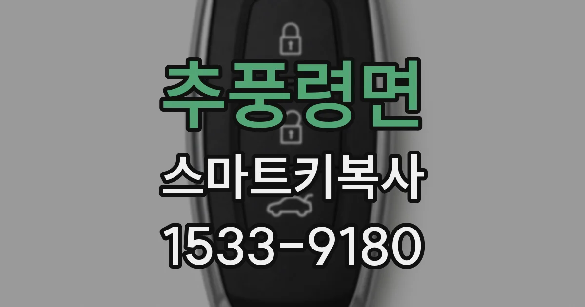 추풍령면 스마트키복사