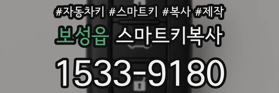 보성읍 스마트키복사