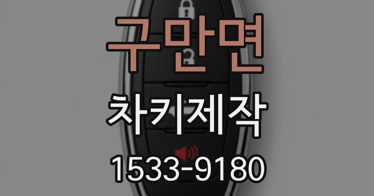 구만면 차키제작