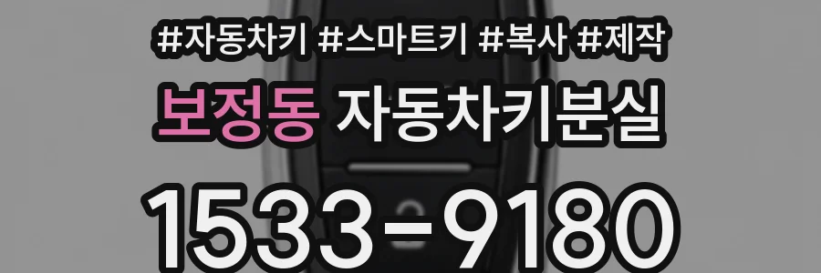 보정동 자동차키분실