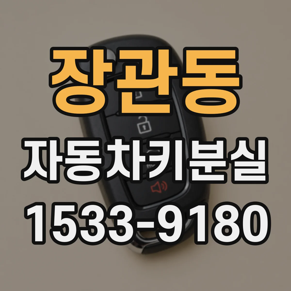 장관동 자동차키분실