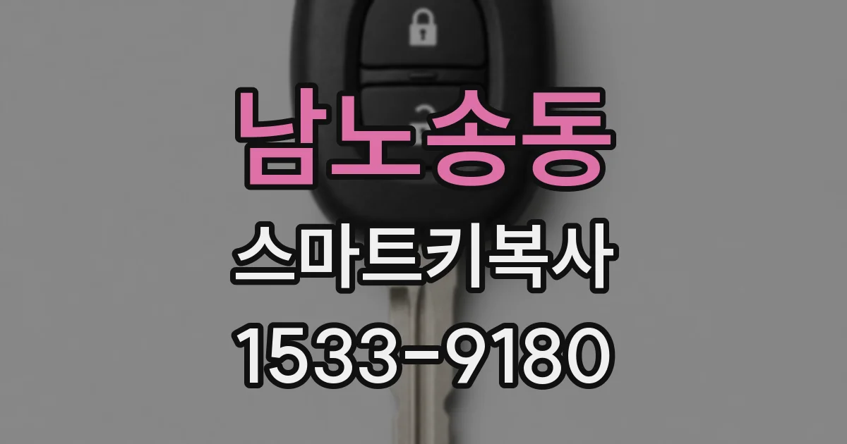 남노송동 스마트키복사