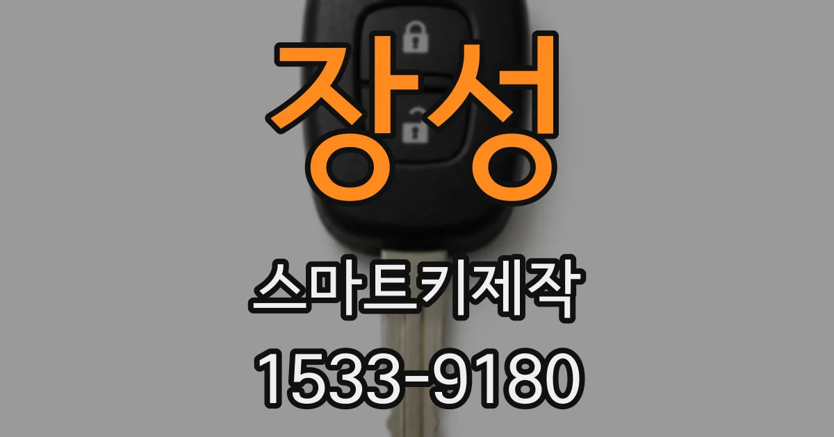 장성 스마트키제작