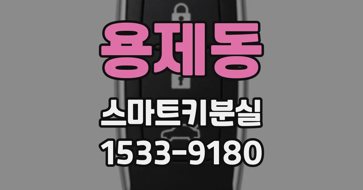 용제동 스마트키분실