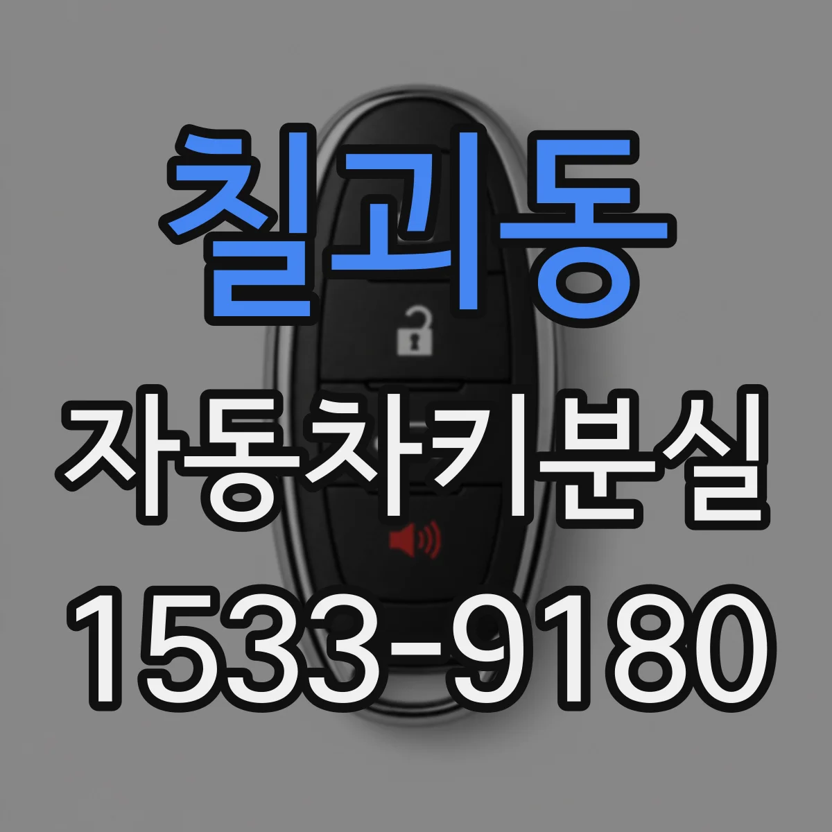 칠괴동 자동차키분실