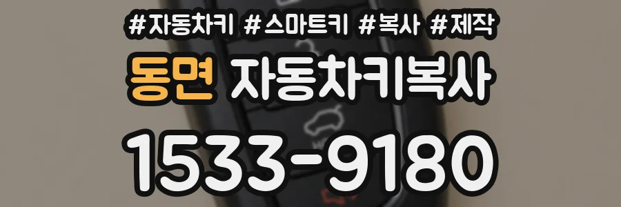 동면 자동차키복사