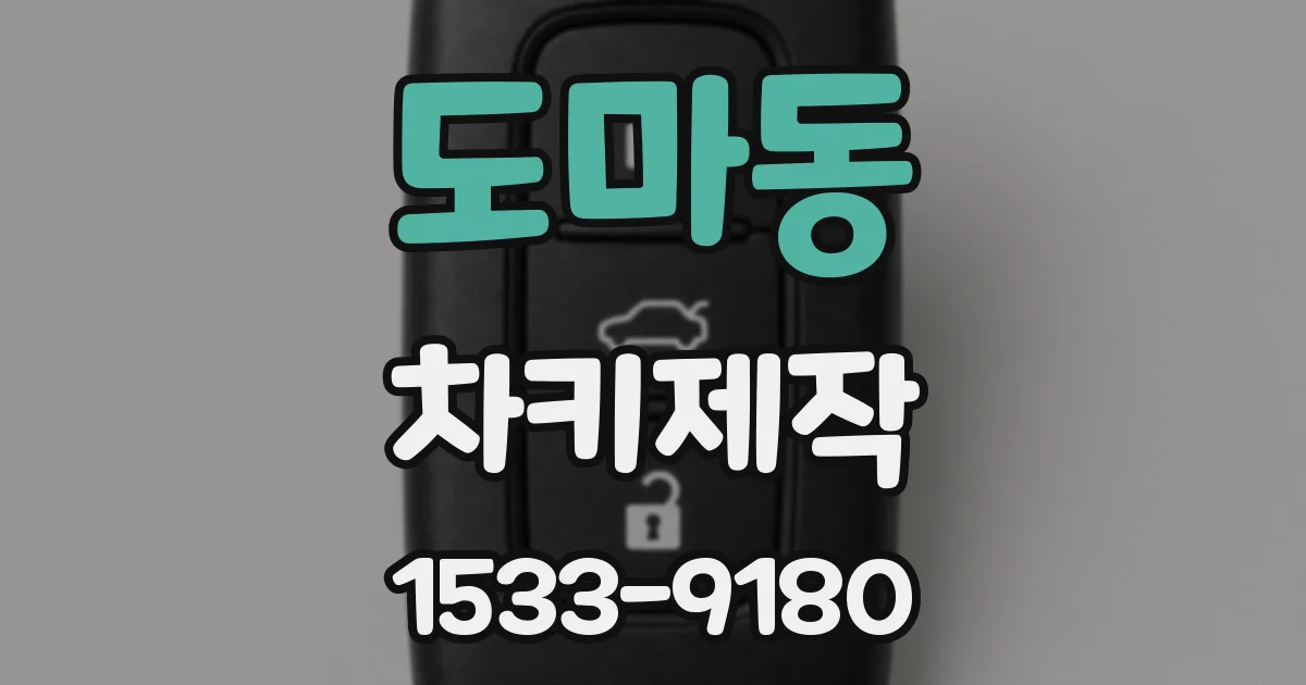 도마동 차키제작