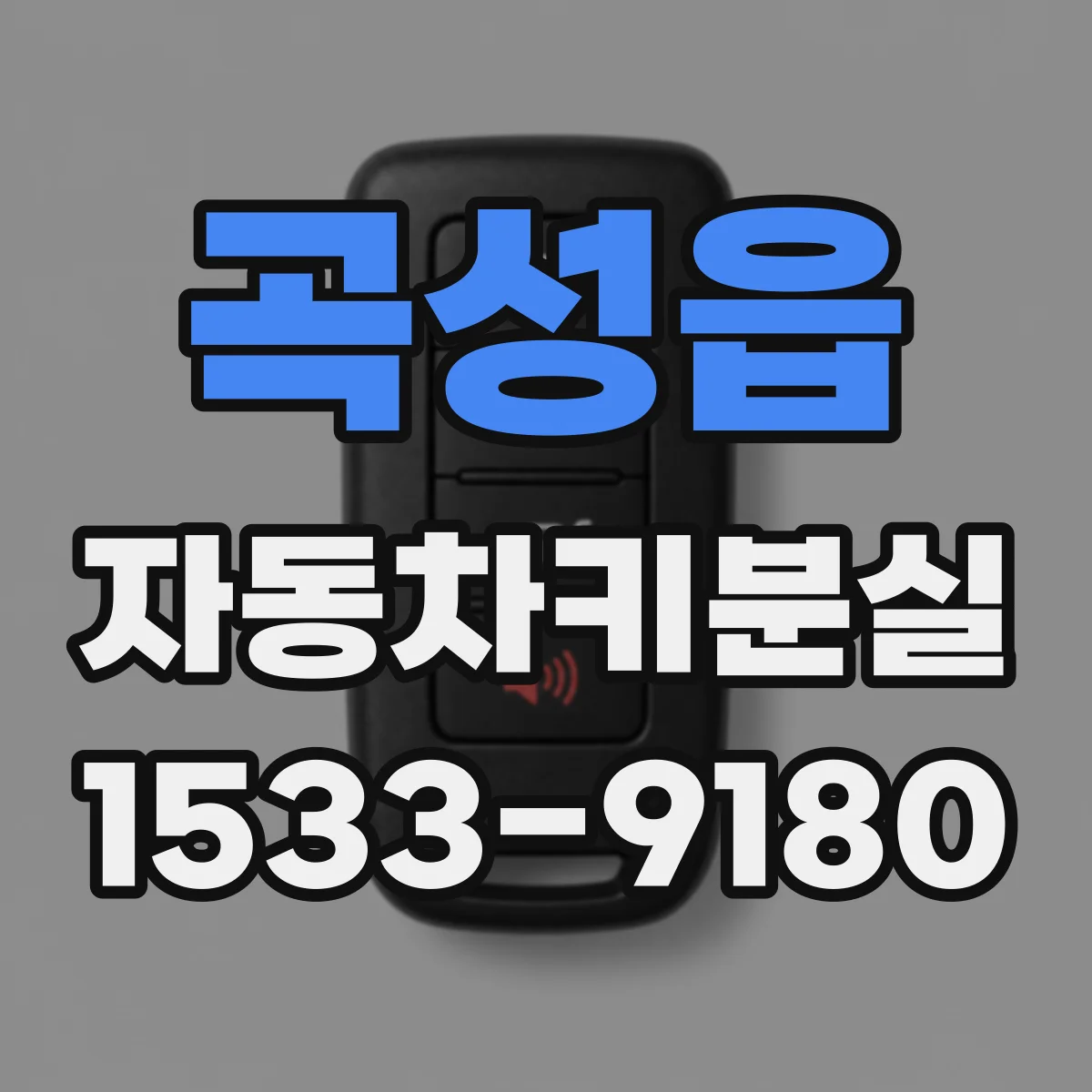 곡성읍 자동차키분실