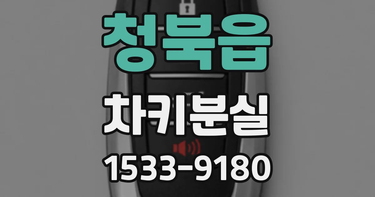 청북읍 차키분실