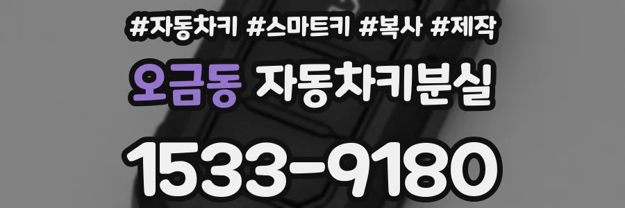 오금동 자동차키분실