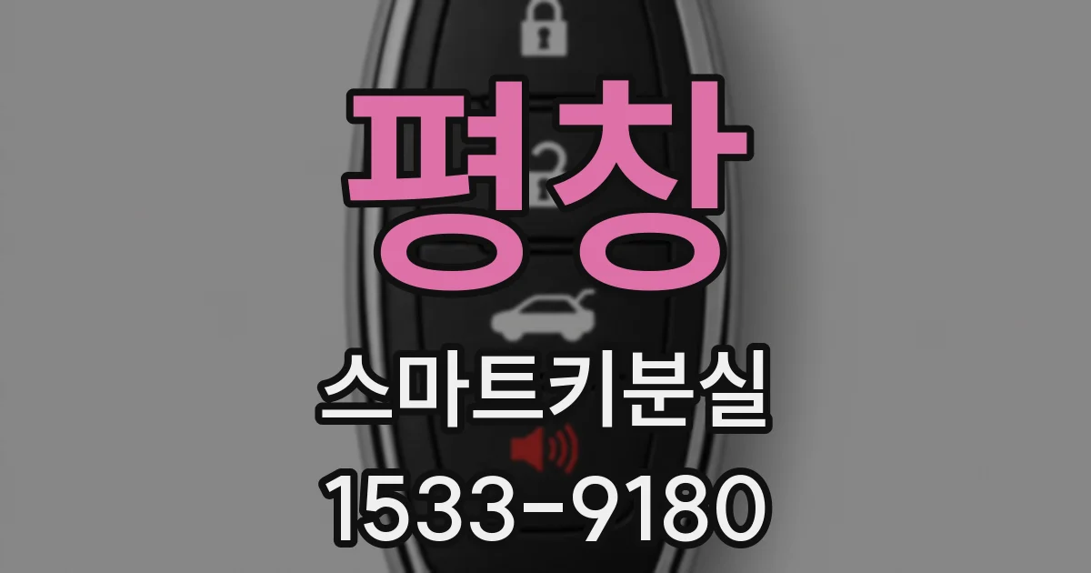 평창 스마트키분실