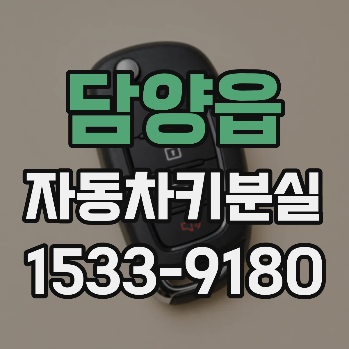 담양읍 자동차키분실