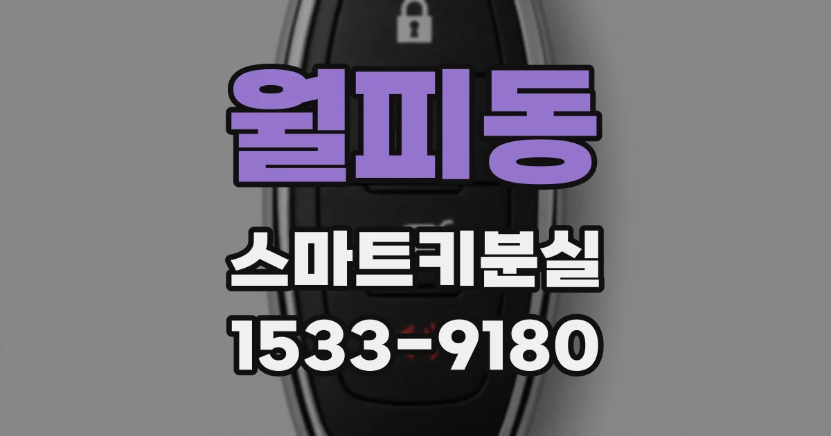 월피동 스마트키분실
