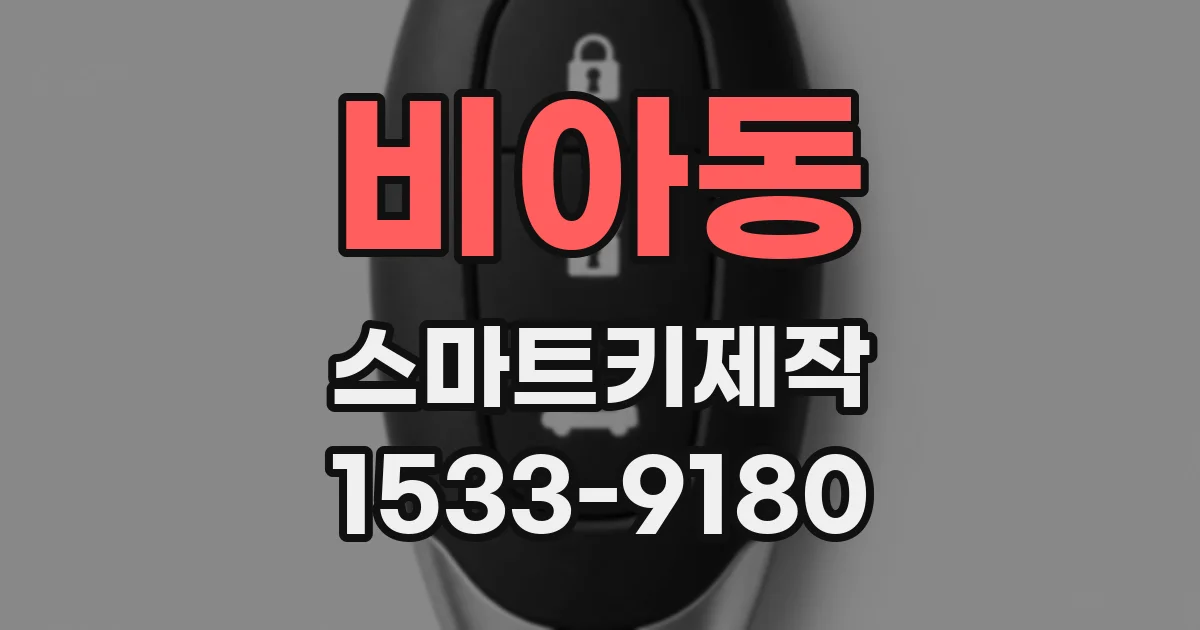 비아동 스마트키제작