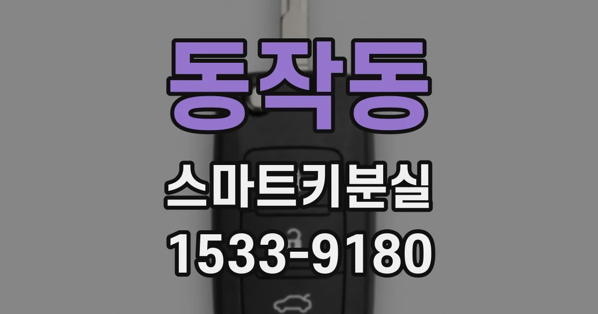 동작동 스마트키분실
