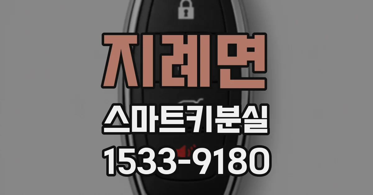 지례면 스마트키분실