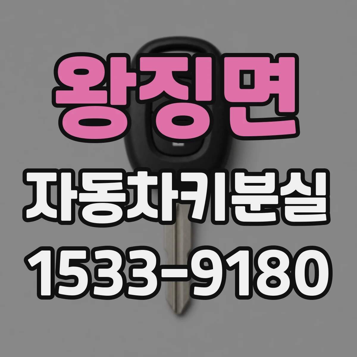 왕징면 자동차키분실