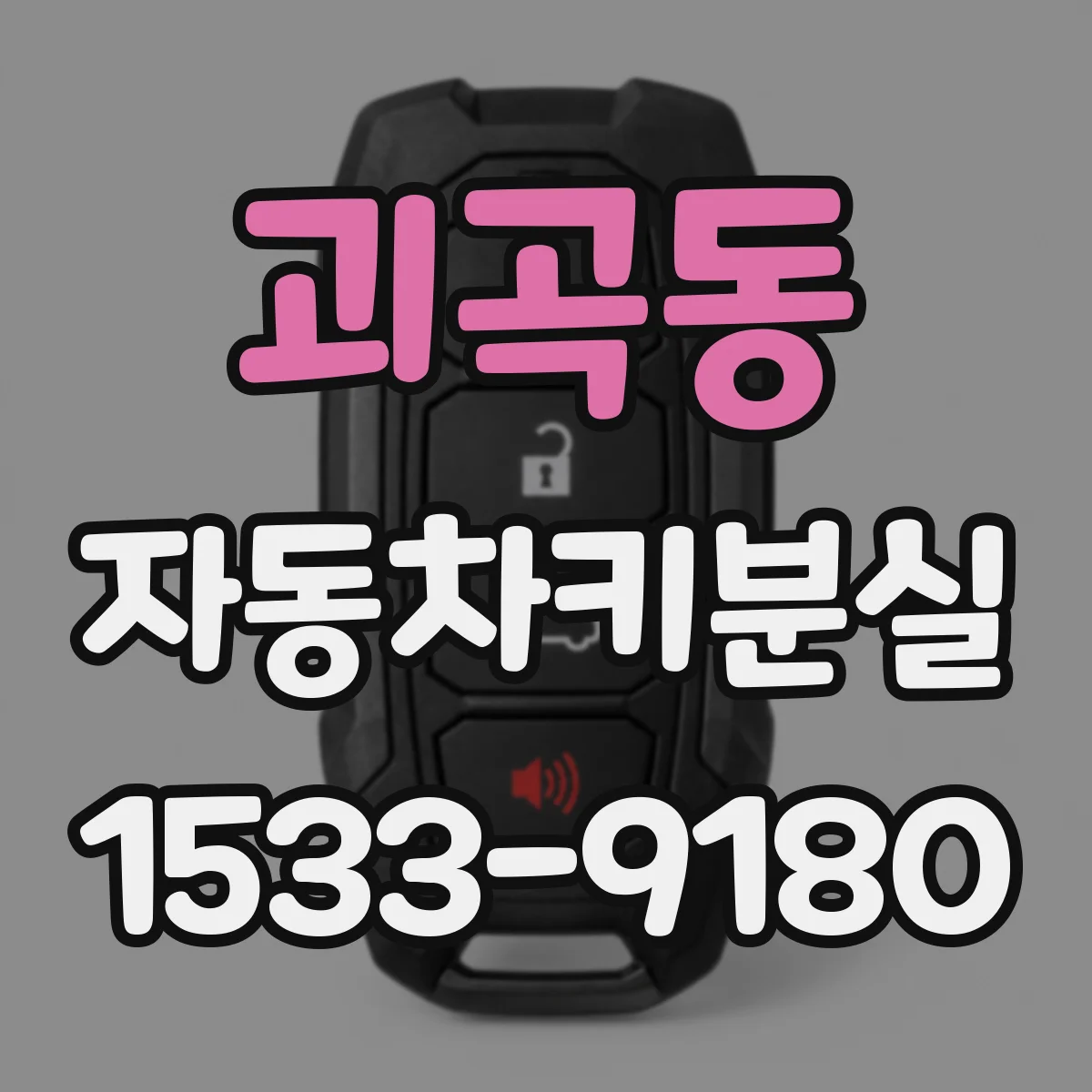 괴곡동 자동차키분실