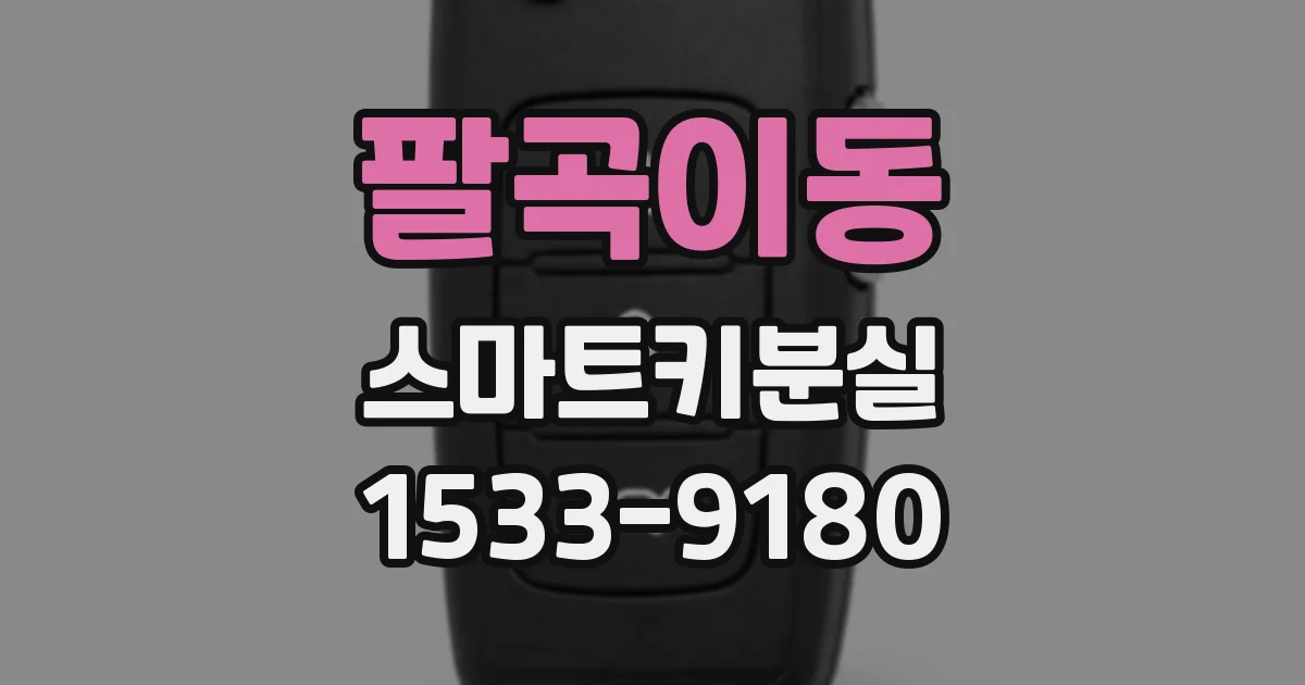 팔곡이동 스마트키분실