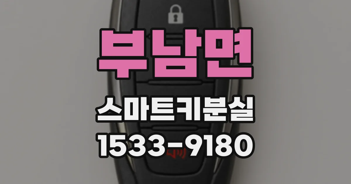 부남면 스마트키분실
