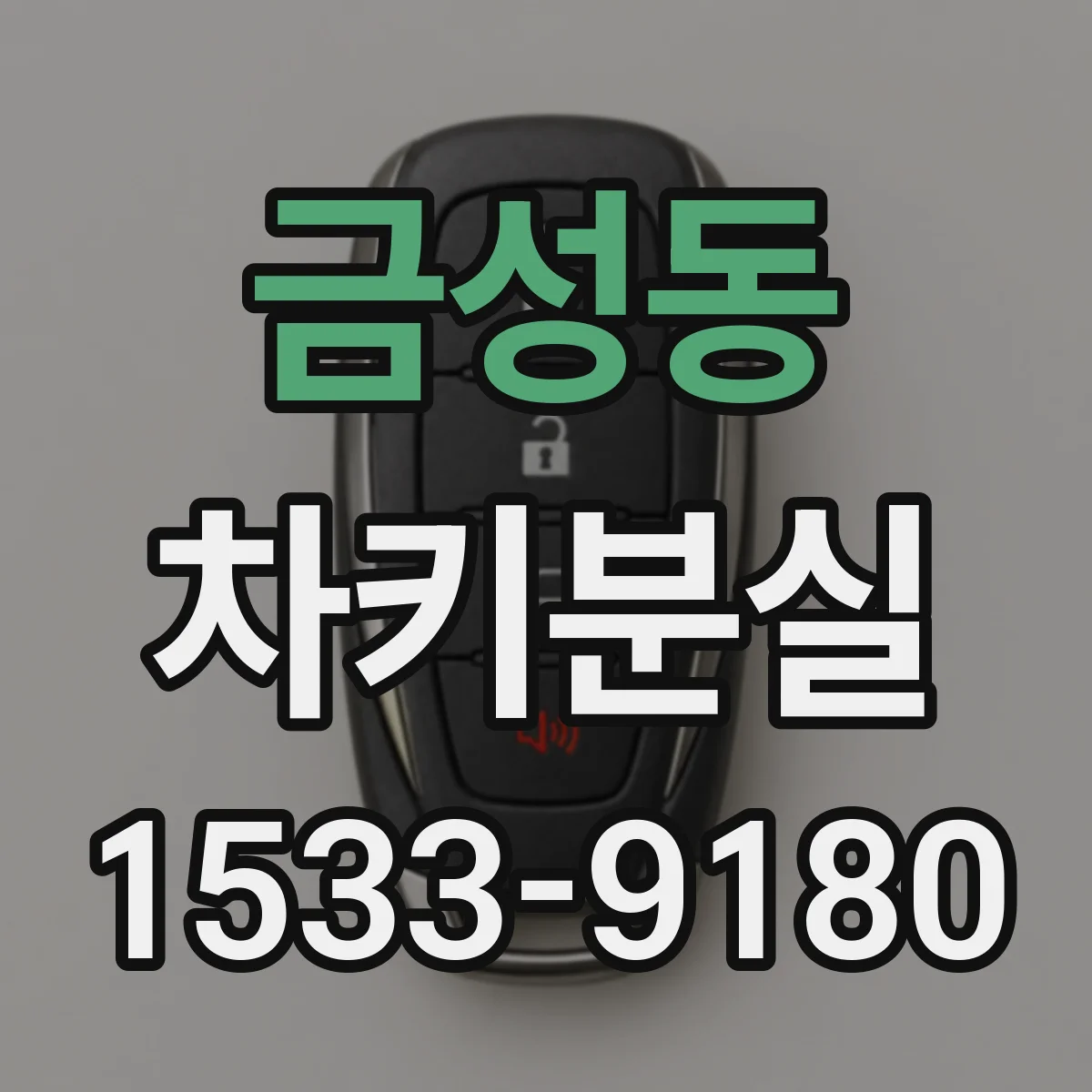 금성동 차키분실