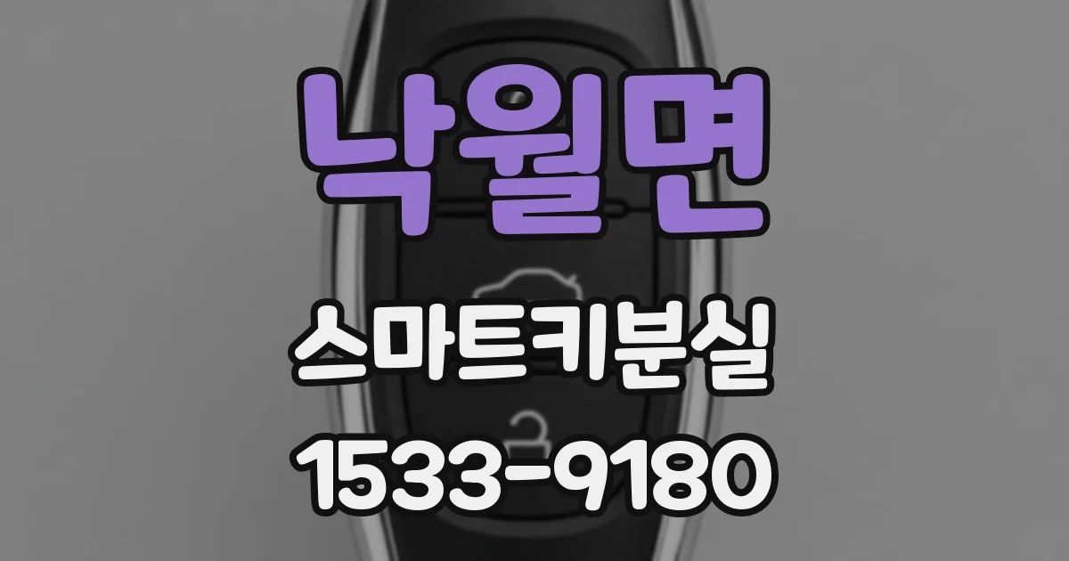 낙월면 스마트키분실