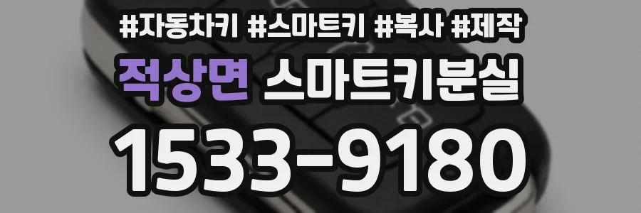 적상면 스마트키분실
