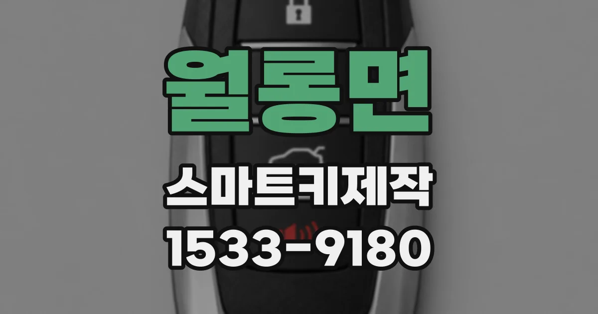 월롱면 스마트키제작