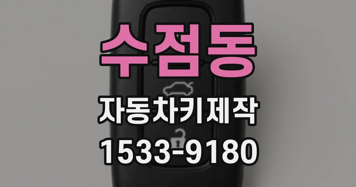 수점동 자동차키제작