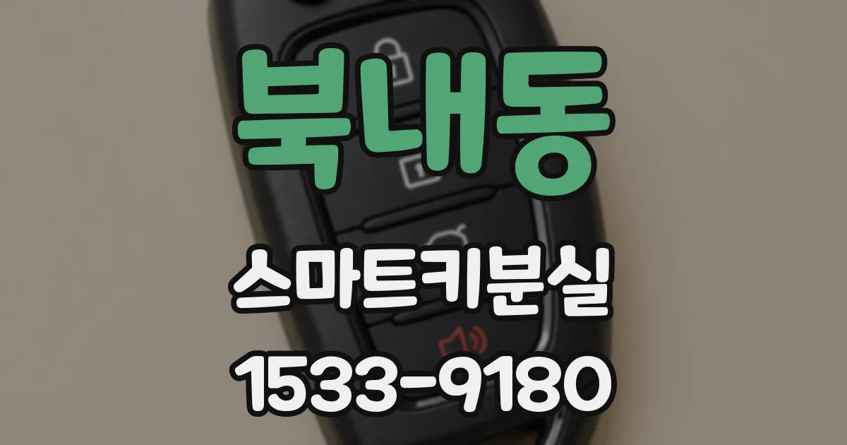 북내동 스마트키분실