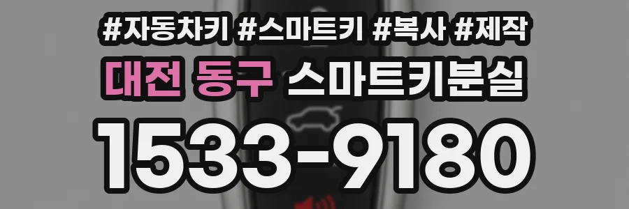 대전 동구 스마트키분실
