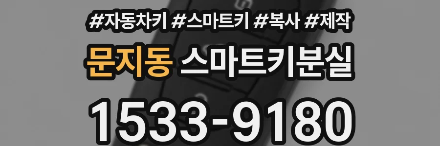 문지동 스마트키분실