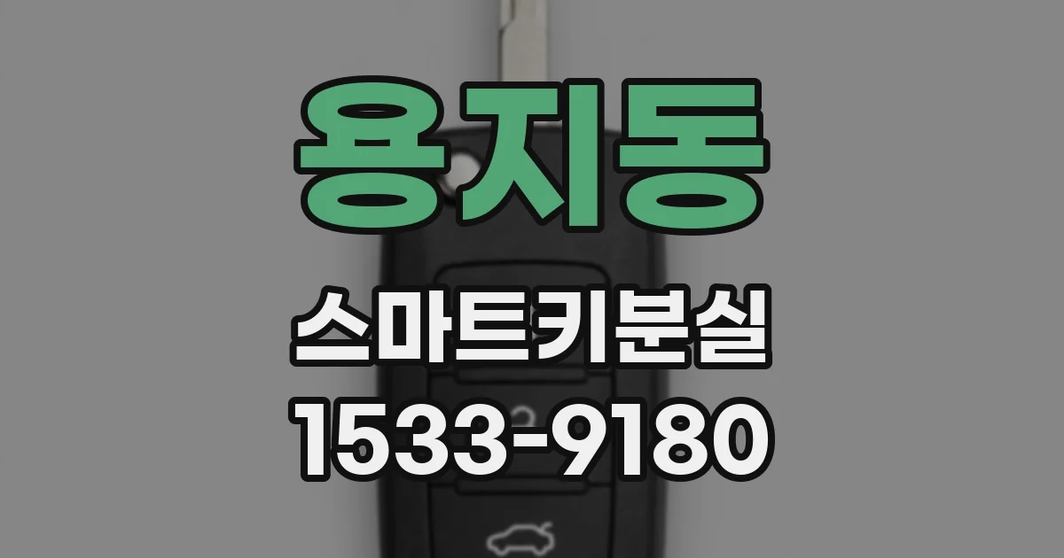 용지동 스마트키분실