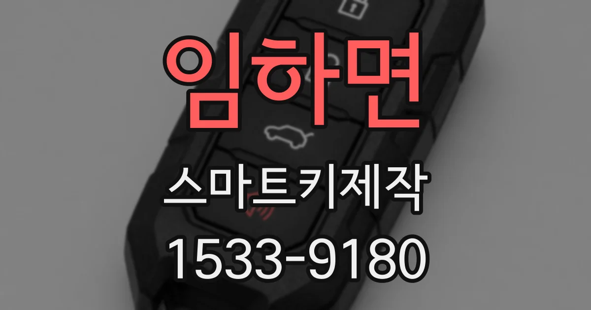 임하면 스마트키제작