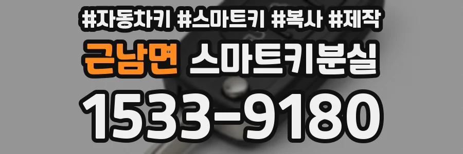 근남면 스마트키분실