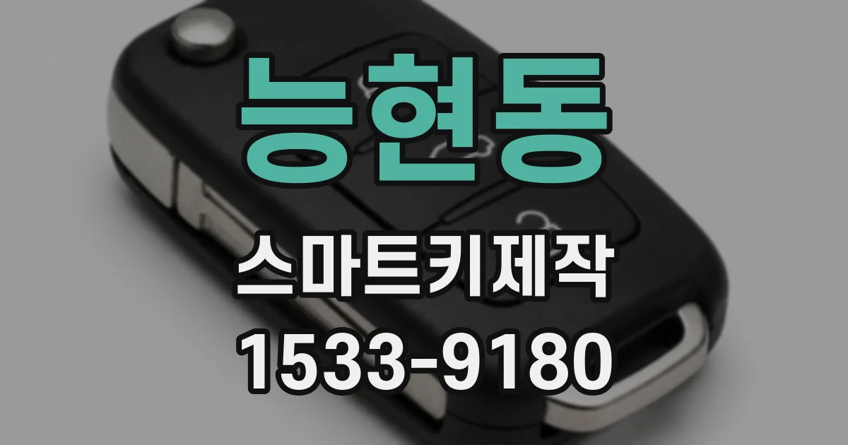 능현동 스마트키제작