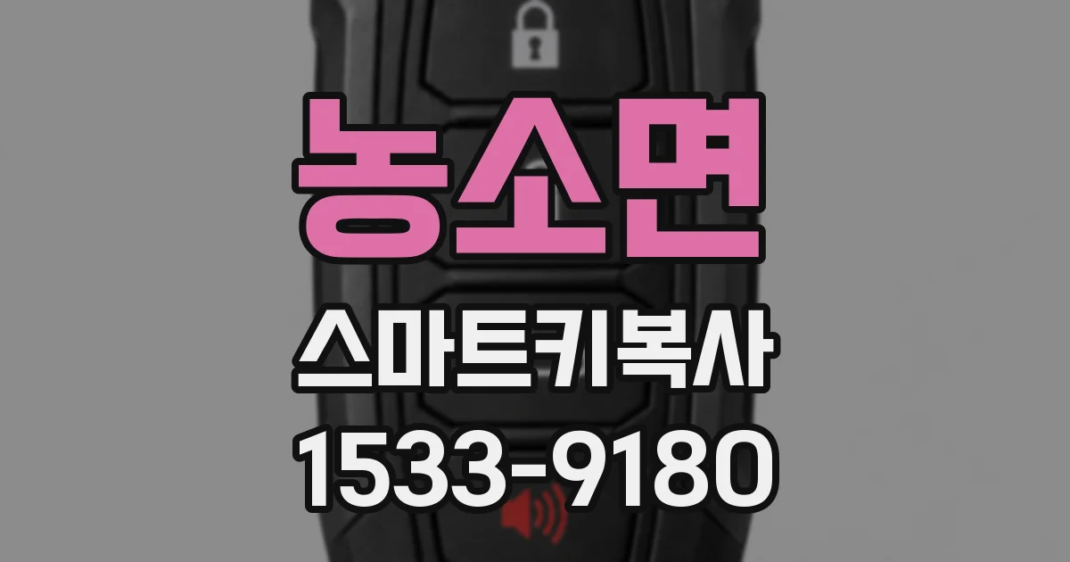 농소면 스마트키복사
