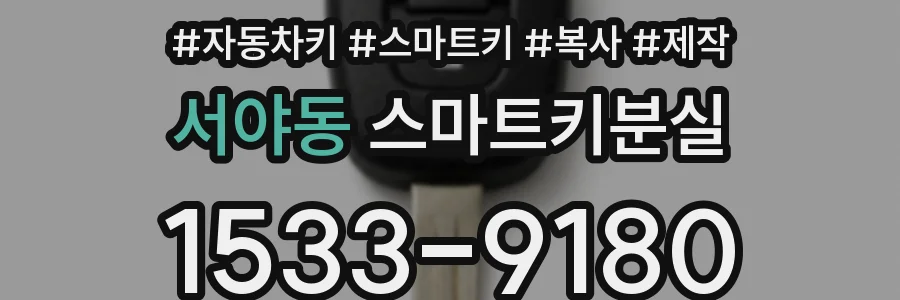 서야동 스마트키분실