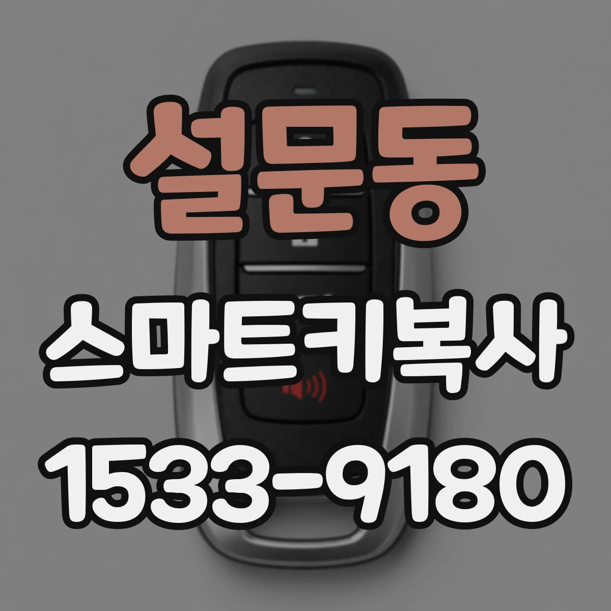 설문동 스마트키복사
