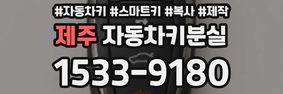 제주 자동차키분실